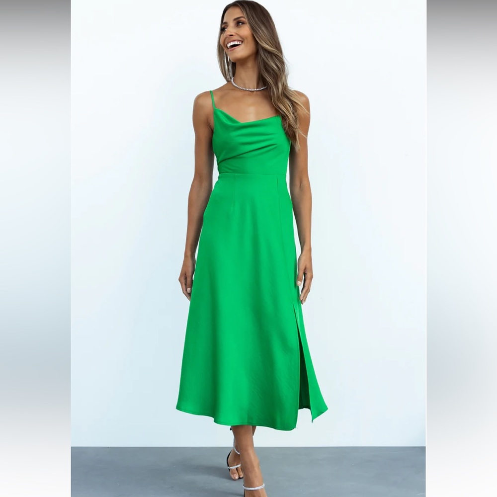Forever 21 MIDI Satin Dress